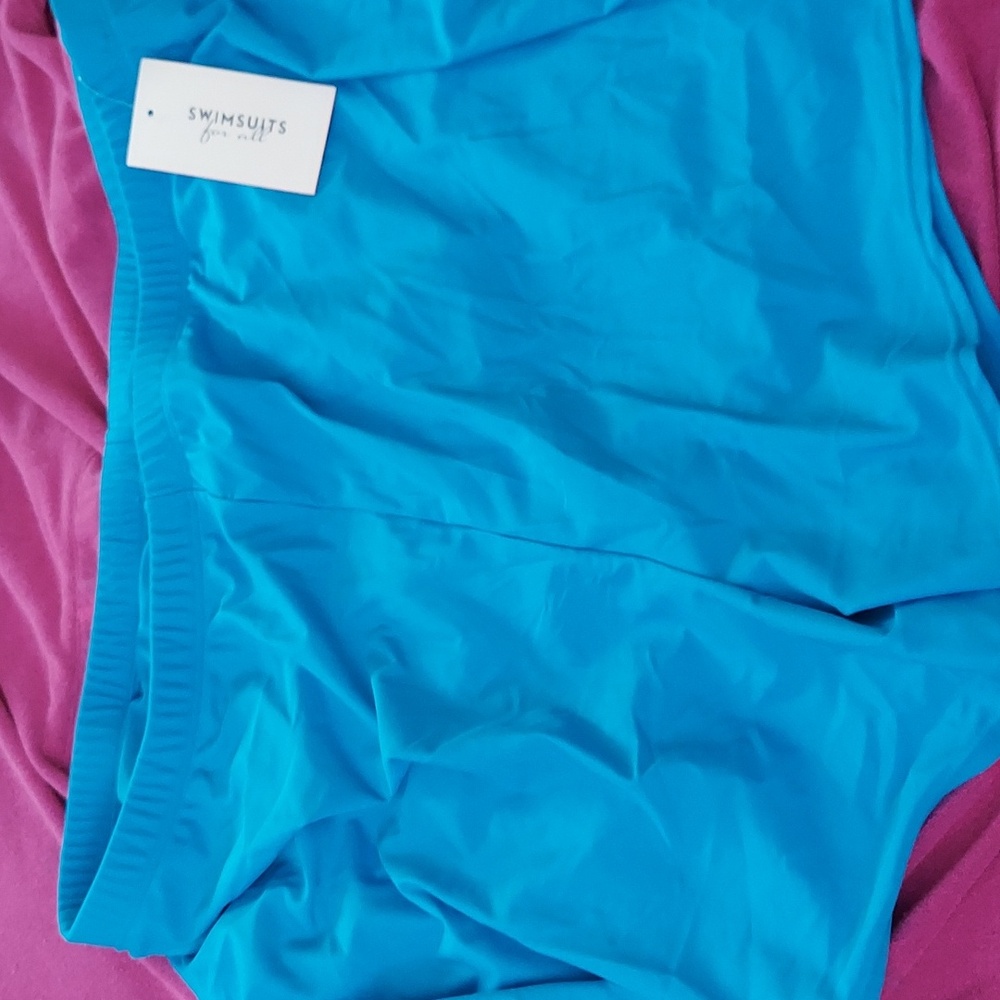 SWIMSUITS FOR ALL NWT Swim Shorts 24 tortoise blue